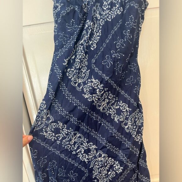 EUC LoveshackFancy Deyo Silk Maxi Bandana Dress - Picture 8 of 11